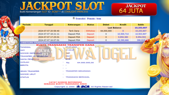 JP DWT - SLOT 2 PAGI