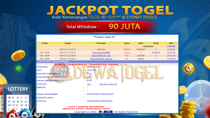 JP DWT - TOGEL 2 PAGI
