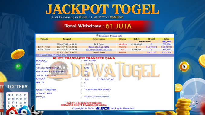 JP DWT - TOGEL 2 SIANG